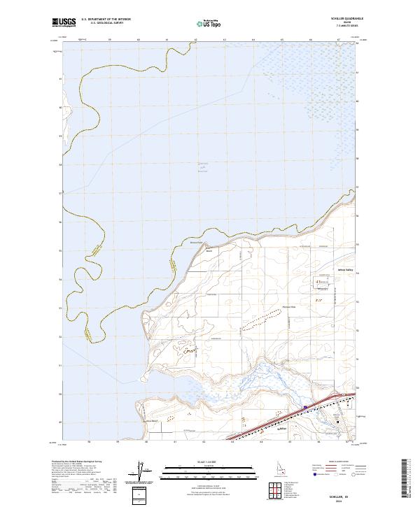 USGS Topographic Map – Schiller