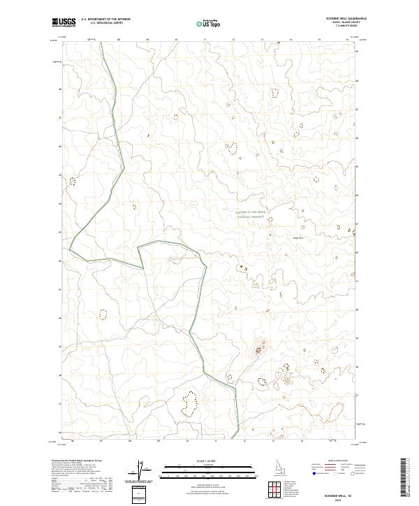 2023 Map of Schodde Well, 2023 Print