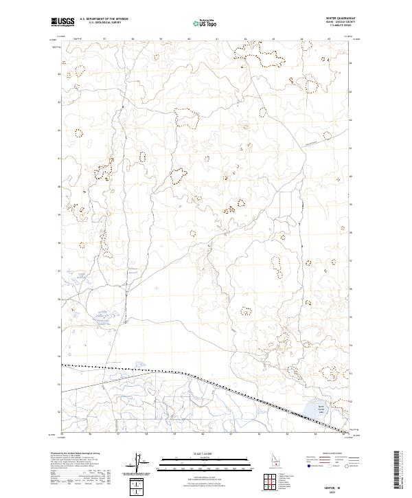 USGS Topographic Map – Senter