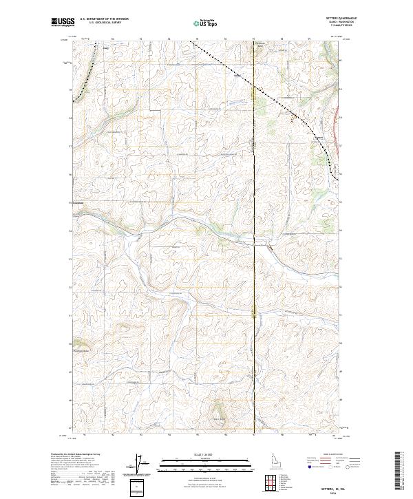 USGS Topographic Map – Setters