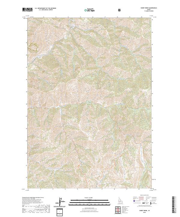 USGS Topographic Map – Sheep Creek