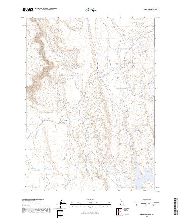 USGS Topographic Map – Shoofly Springs