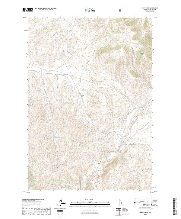 USGS Topographic Map – Short Creek