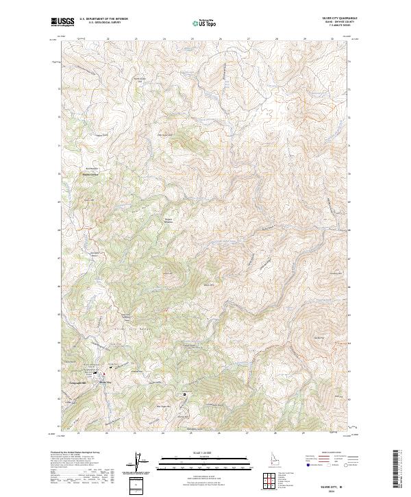 USGS Topographic Map – Silver City