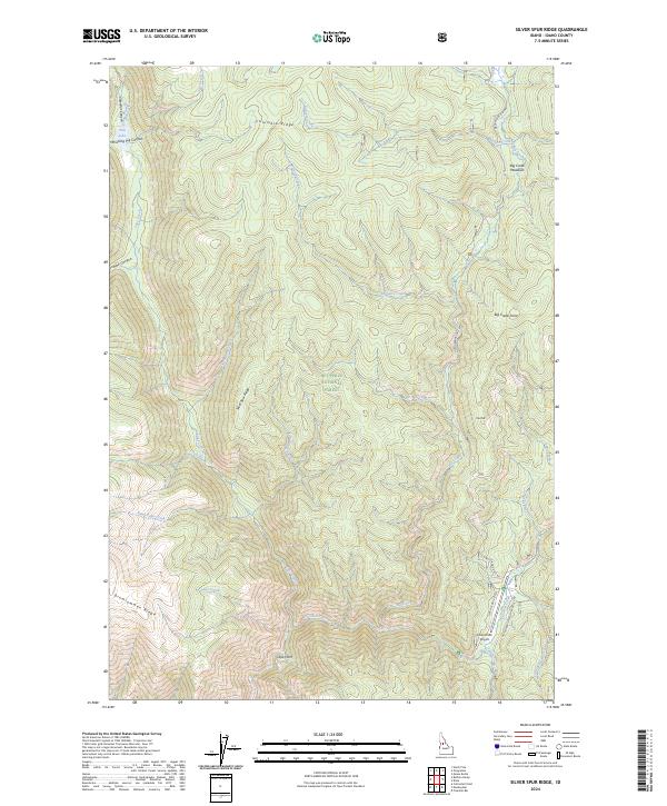 USGS Topographic Map – Silver Spur Ridge