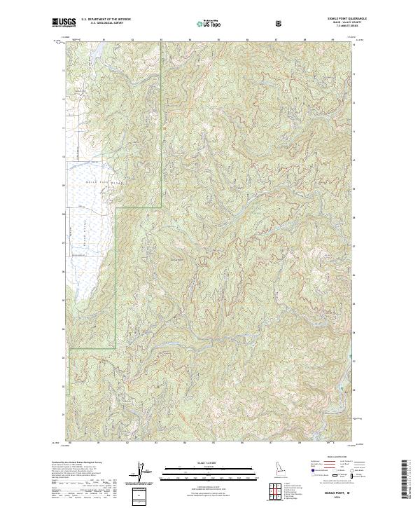 USGS Topographic Map – Sixmile Point