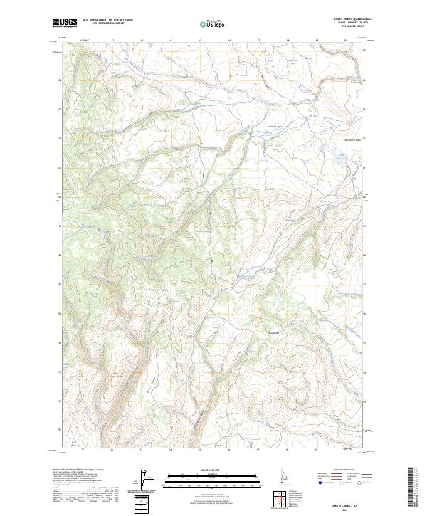 USGS Topographic Map – Smith Creek