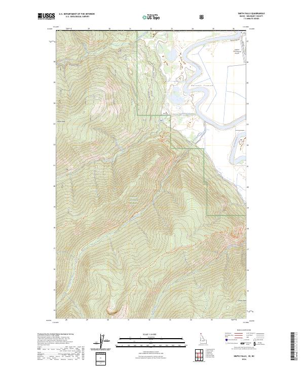 USGS Topographic Map – Smith Falls