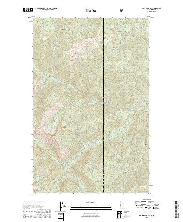 USGS Topographic Map – Smith Mountain