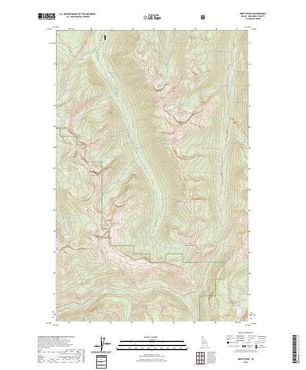 USGS Topographic Map – Smith Peak