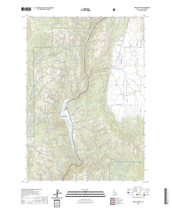 USGS Topographic Map – Smiths Ferry