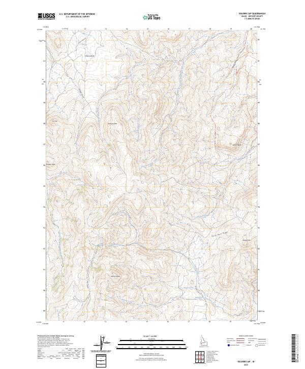 USGS Topographic Map – Soldier Cap