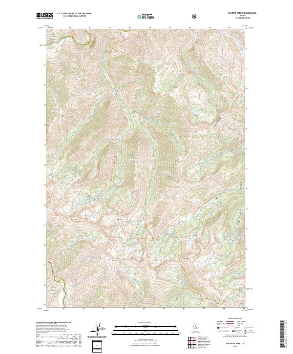 USGS Topographic Map – Soldier Creek