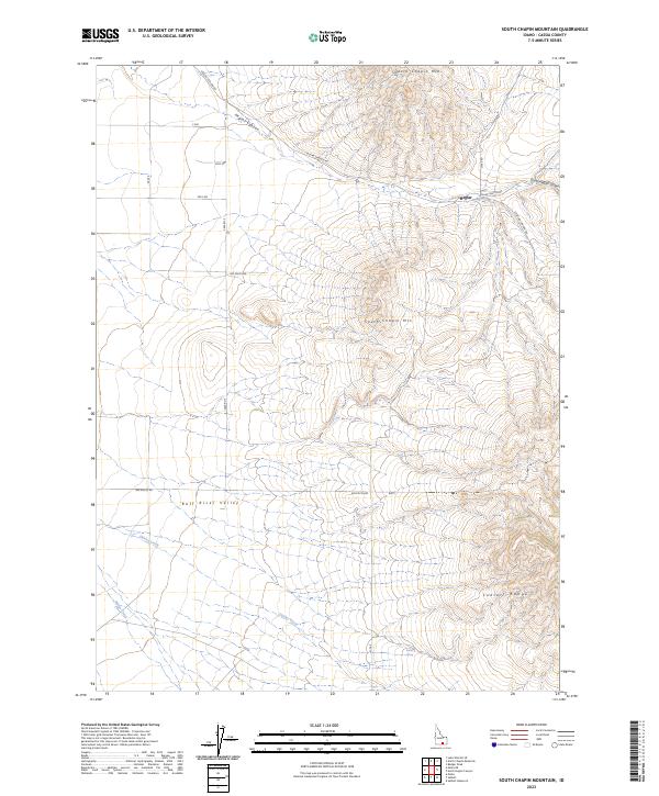 USGS Topographic Map – South Chapin Mountain