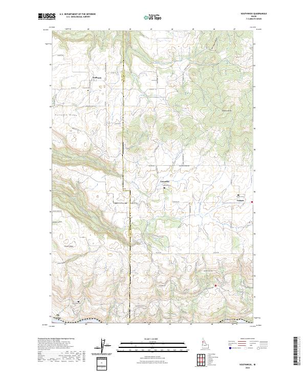 USGS Topographic Map – Southwick