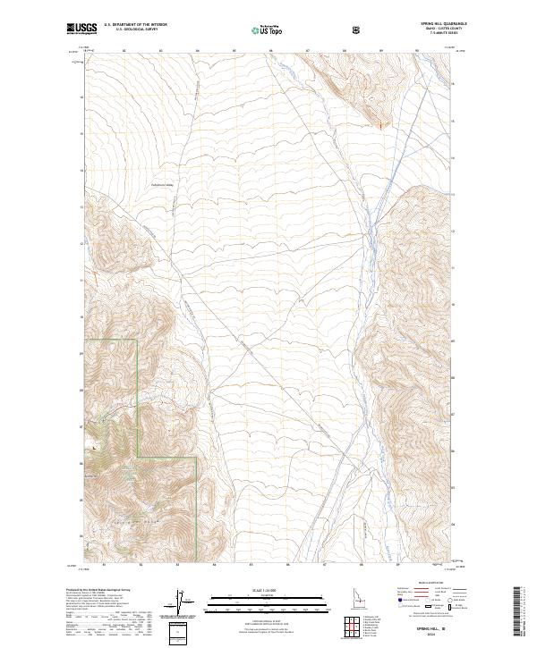 USGS Topographic Map – Spring Hill