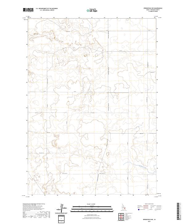 2023 Map of Springfield NW, 2023 Print