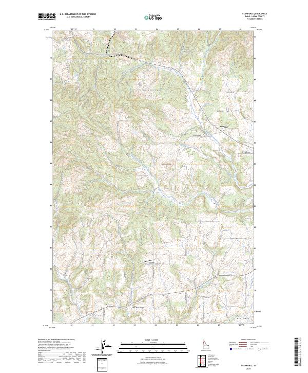 USGS Topographic Map – Stanford
