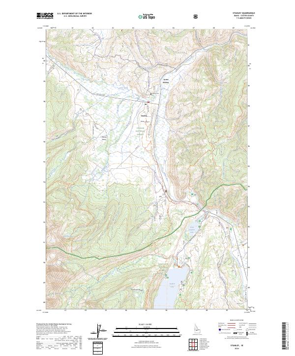 USGS Topographic Map – Stanley