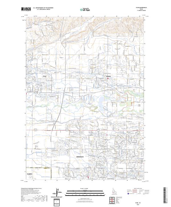 USGS Topographic Map – Star