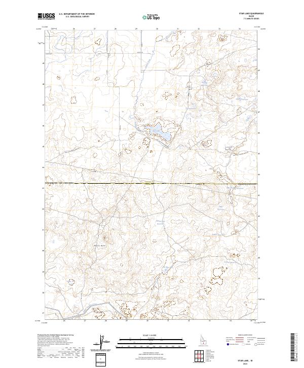 USGS Topographic Map – Star Lake