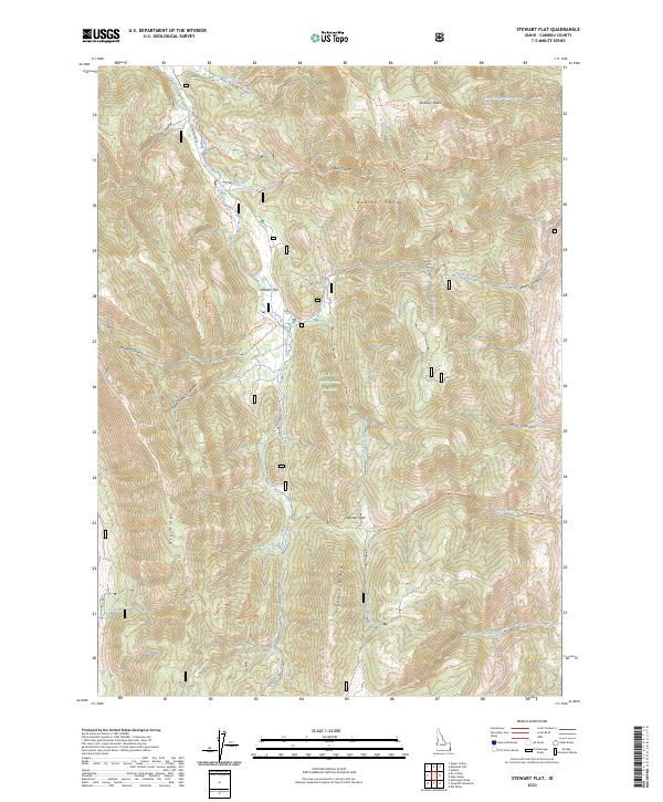 USGS Topographic Map – Stewart Flat