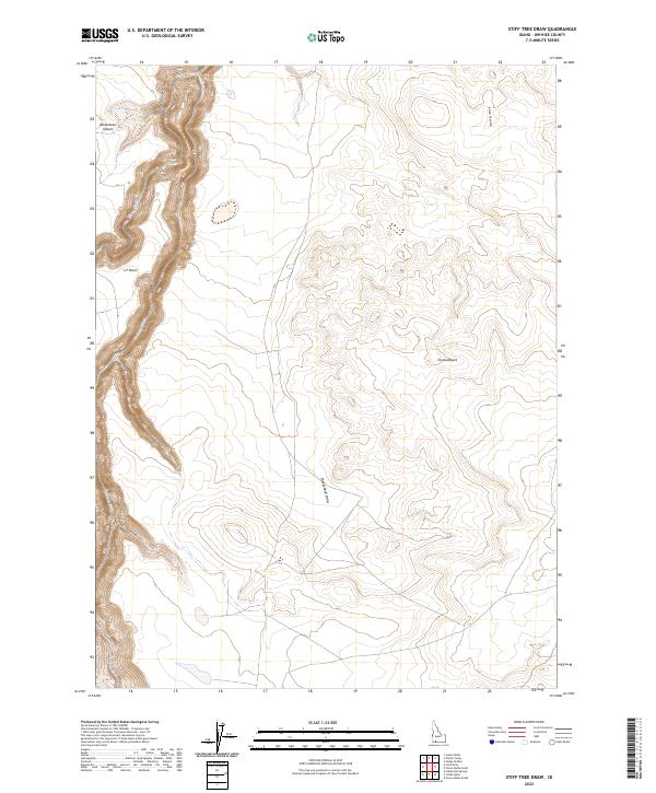 USGS Topographic Map – Stiff Tree Draw