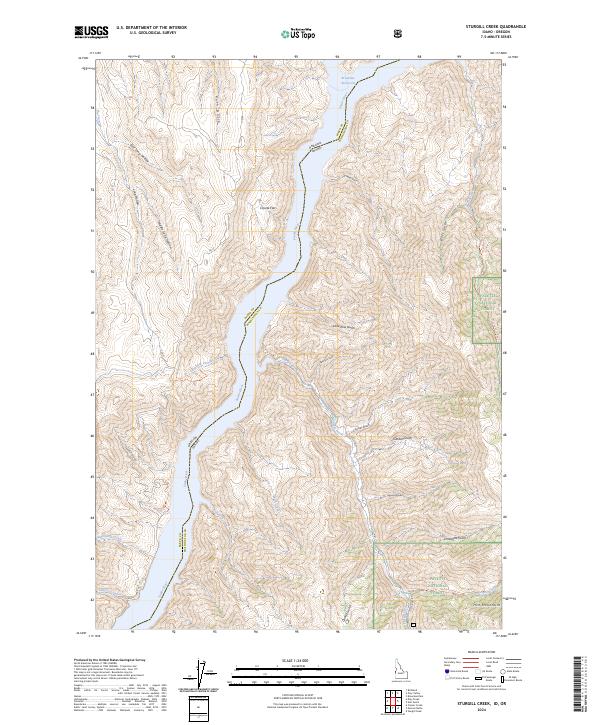 USGS Topographic Map – Sturgill Creek