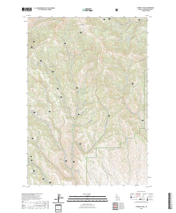 USGS Topographic Map – Sturgill Peak