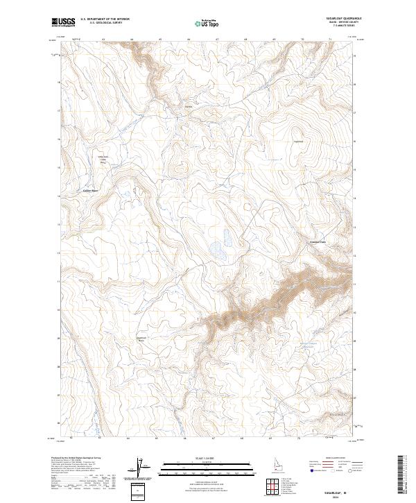 USGS Topographic Map – Sugarloaf