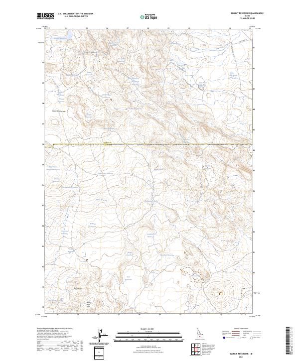 USGS Topographic Map – Summit Reservoir
