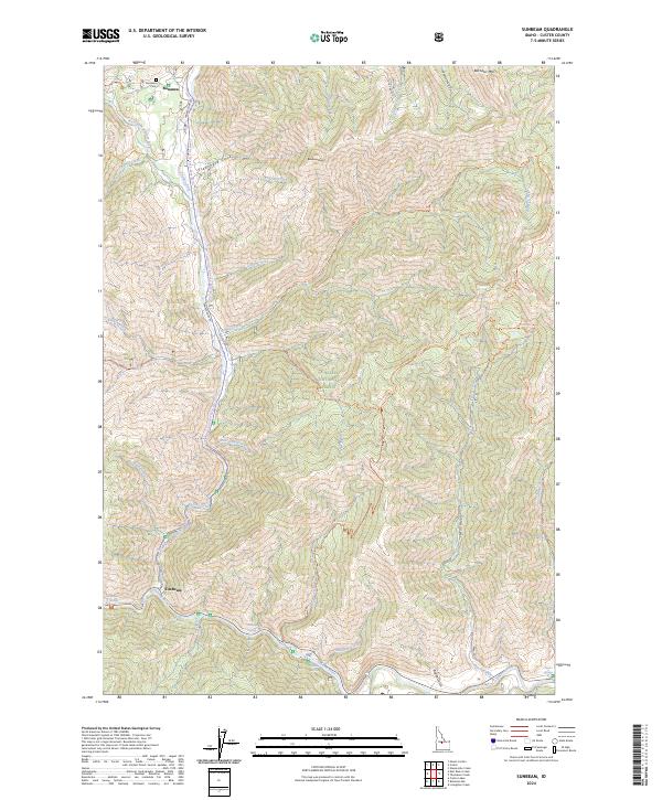 USGS Topographic Map – Sunbeam