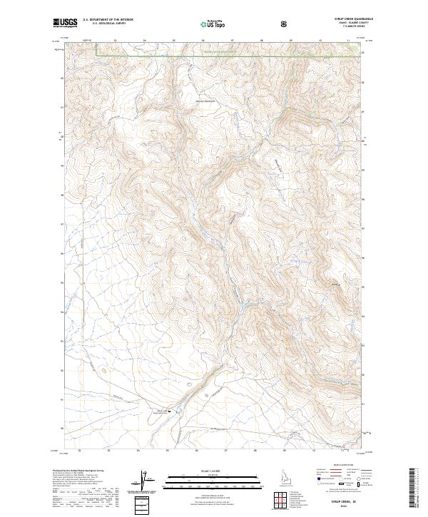 USGS Topographic Map – Syrup Creek