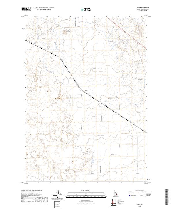 USGS Topographic Map – Taber