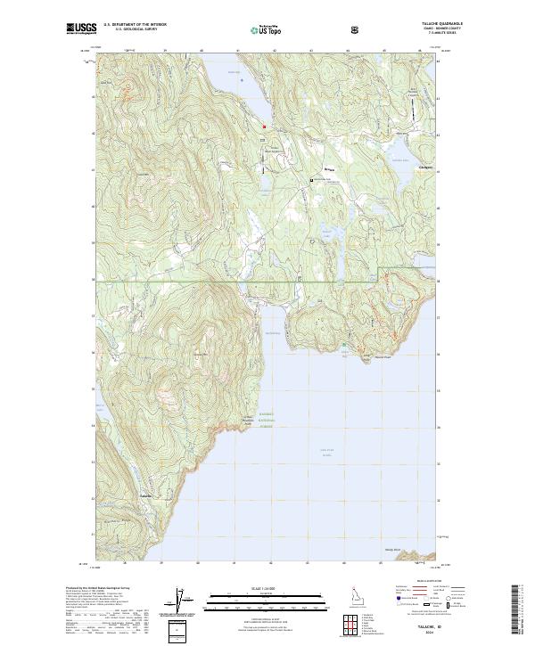 USGS Topographic Map – Talache