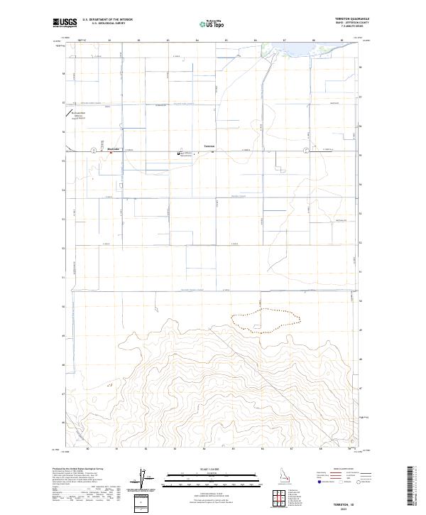 USGS Topographic Map – Terreton