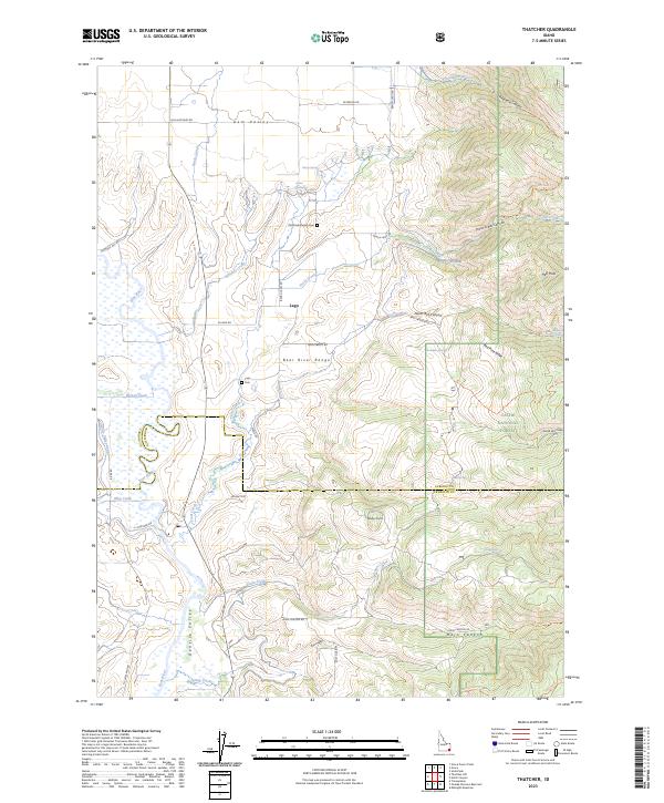 USGS Topographic Map – Thatcher
