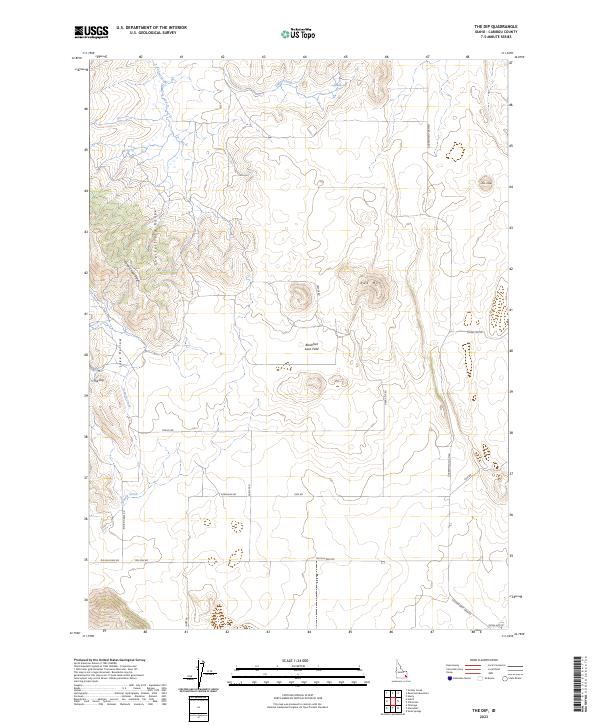 USGS Topographic Map – The Dip