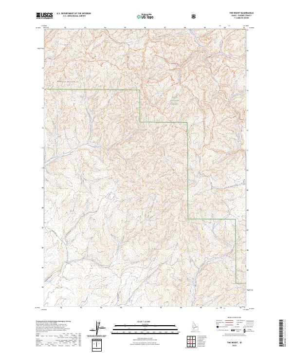 USGS Topographic Map – The Roost