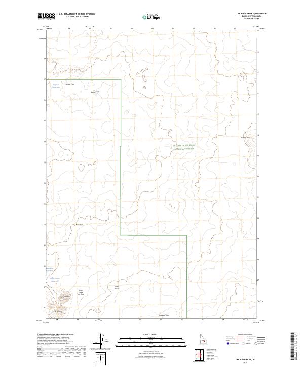 USGS Topographic Map – The Watchman