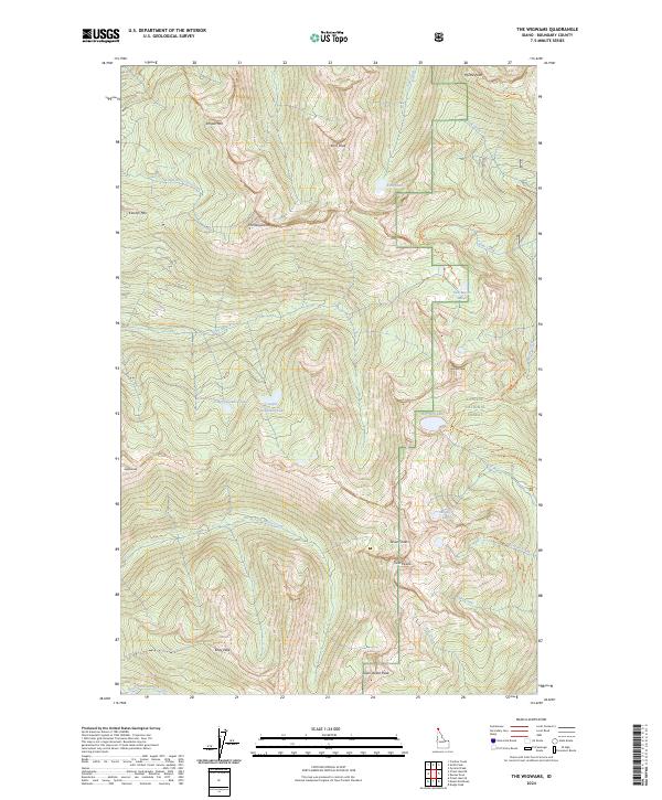 USGS Topographic Map – The Wigwams