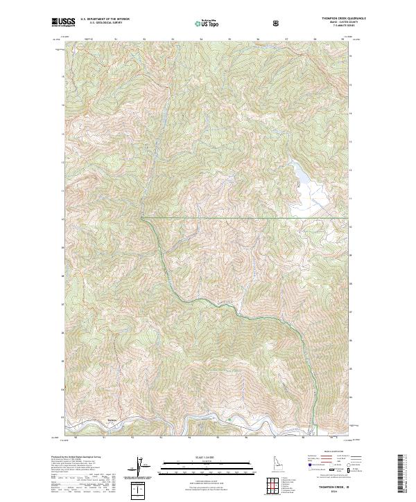 USGS Topographic Map – Thompson Creek