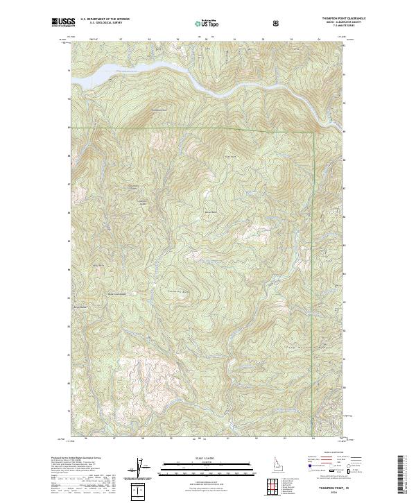 USGS Topographic Map – Thompson Point