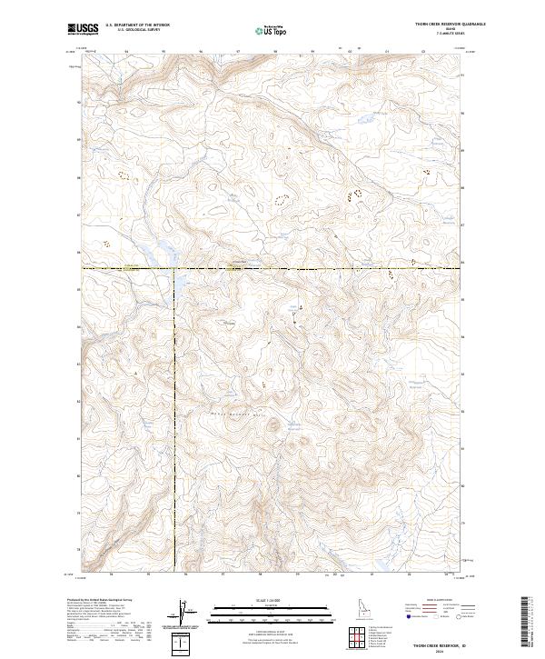 USGS Topographic Map – Thorn Creek Reservoir