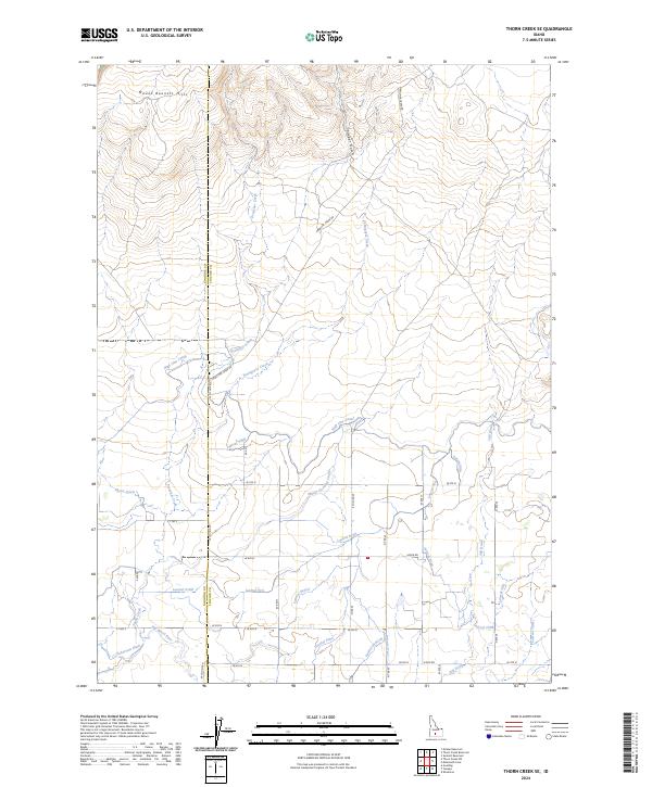 USGS Topographic Map – Thorn Creek SE