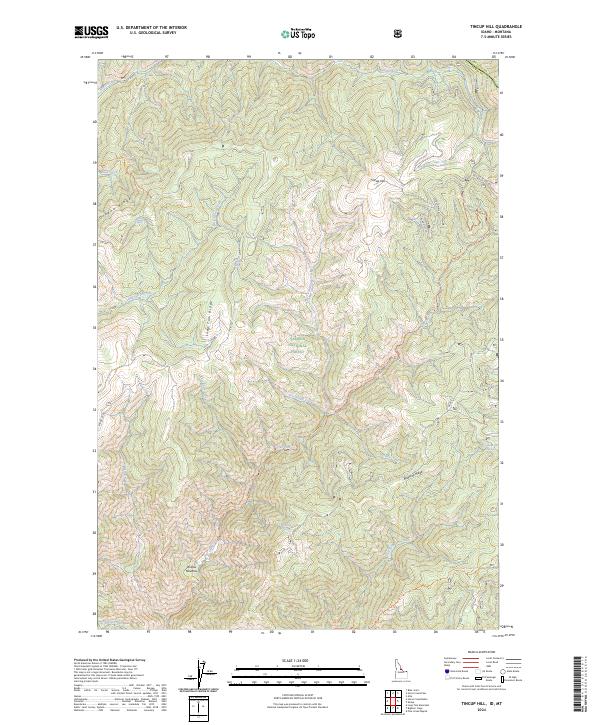 USGS Topographic Map – Tincup Hill