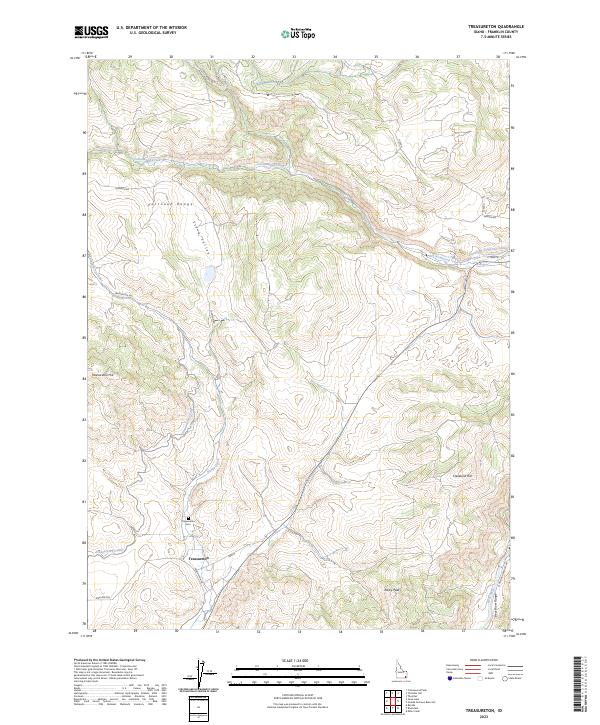USGS Topographic Map – Treasureton