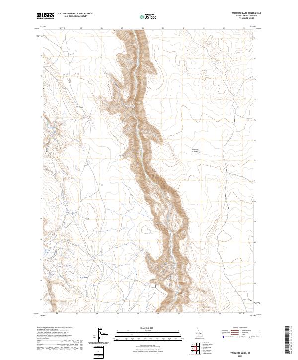 USGS Topographic Map – Triguero Lake