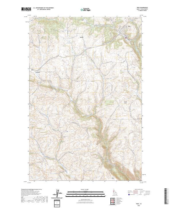 USGS Topographic Map – Troy