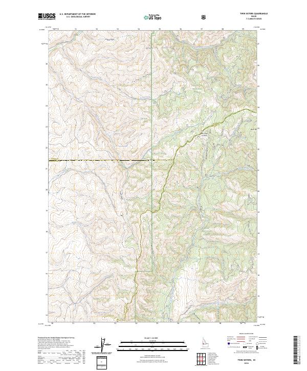 USGS Topographic Map – Twin Sisters